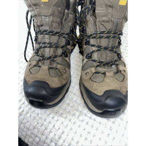 Salomon Quest 4D 2 GTX Gore-Tex Ortholite Gray Hiking Boots Mens Size 7.5 - Picture 4 of 13